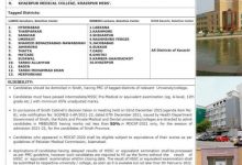 Karachi Medical And Dental College Admission 2026-22