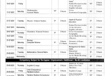 Malakand Board 9th and 10th Class Date Sheet 2026 4 Malakand Board 9th and 10th Class Date Sheet 2026