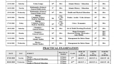 Dera Ismail Khan Board 9th And 10th Class Date Sheet 2026 41 Dera Ismail Khan Board 9th And 10th Class Date Sheet 2025