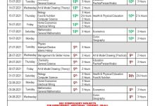 Abbottabad Board 9th, 10th Class Date Sheet 2026