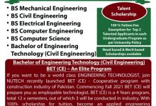 National University of Technology NUTECH Admission 2026