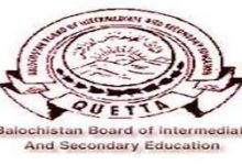 Balochistan Quetta Board 9th Class Result 2026