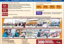 Dawood University Admission 2026-24