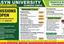 Abasyn University Islamabad Admissions 2026