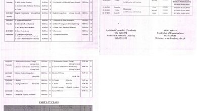 Bahawalpur Board Matric Supply Date Sheet 2026 8 Bahawalpur Board Matric Supply Date Sheet 2026
