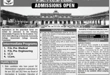 GC University Faisalabad Intermediate Admissions 2026